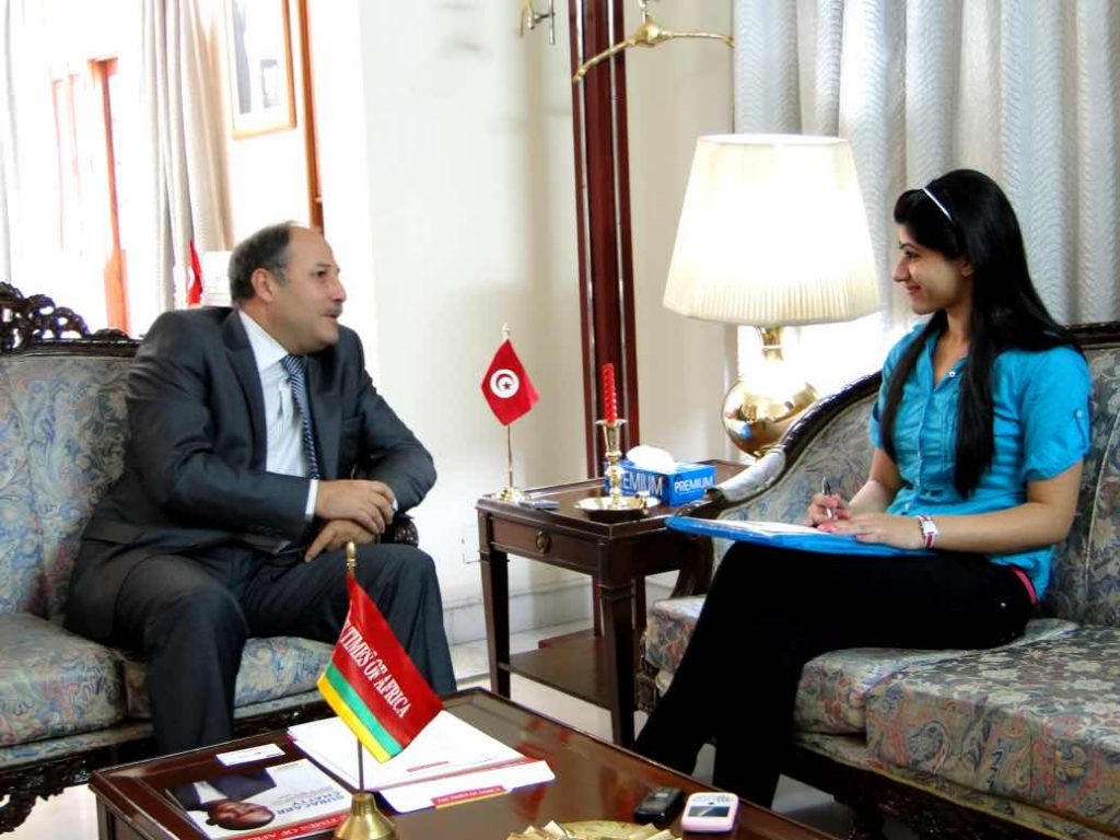 H.E. Mr. Tarek Azouz, Ambassador, Embassy of the Republic of Tunisia, October 13, 2011